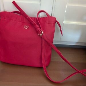 LC Lauren Conrad Vibrant Pink Crossbody Bag